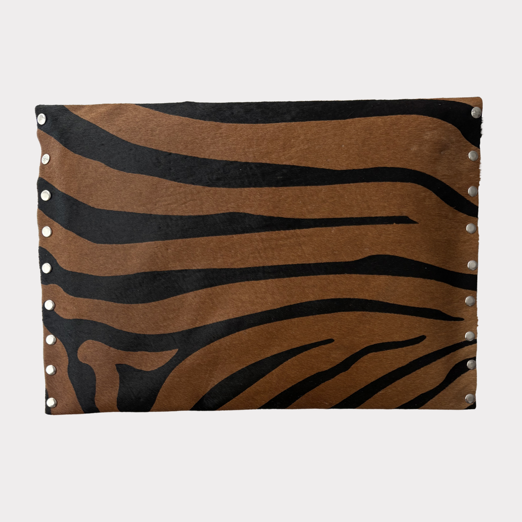 Wild Cowhide Clutch/Laptop Bag