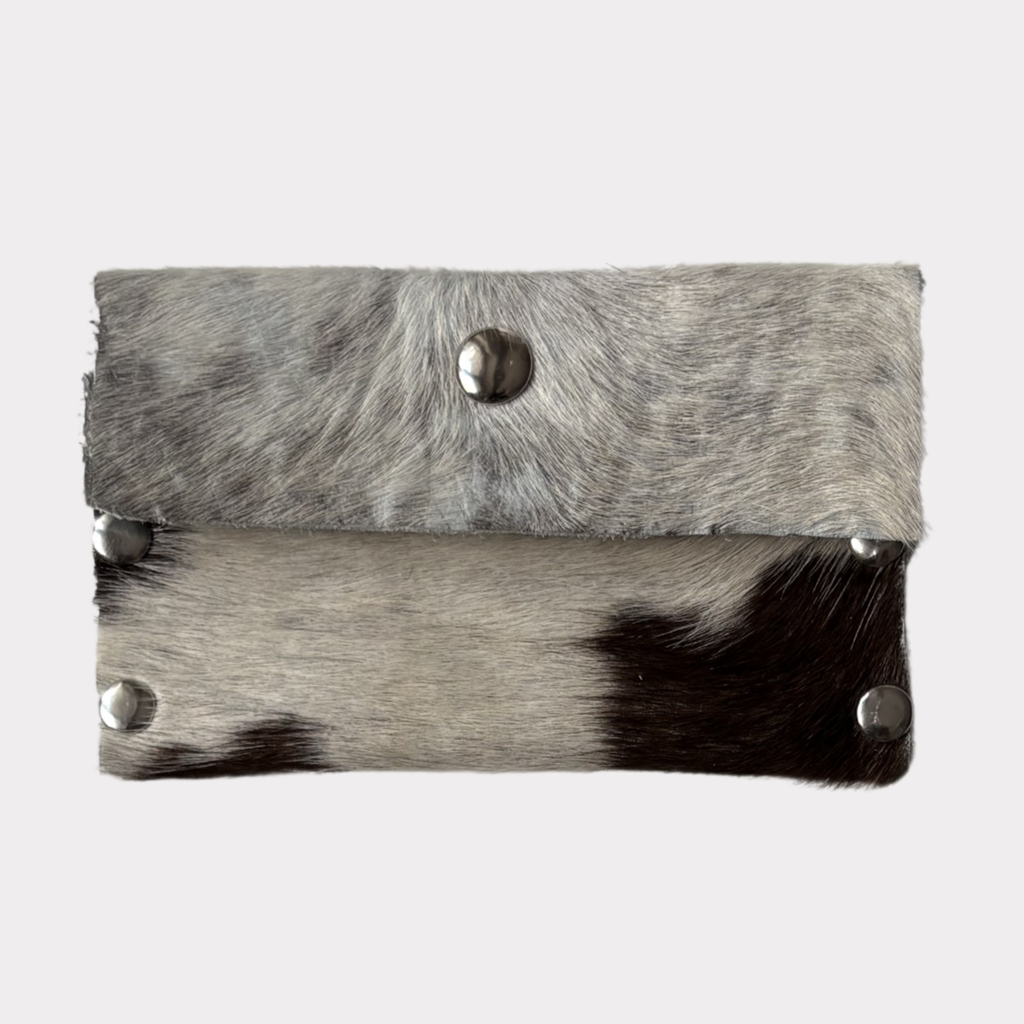 Milk Cowhide Wallet