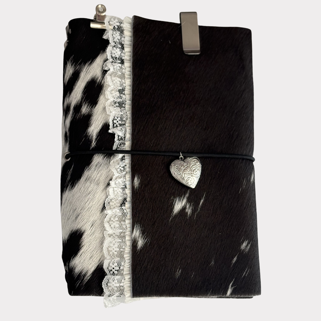 A5 Ivory Heart Journal Case